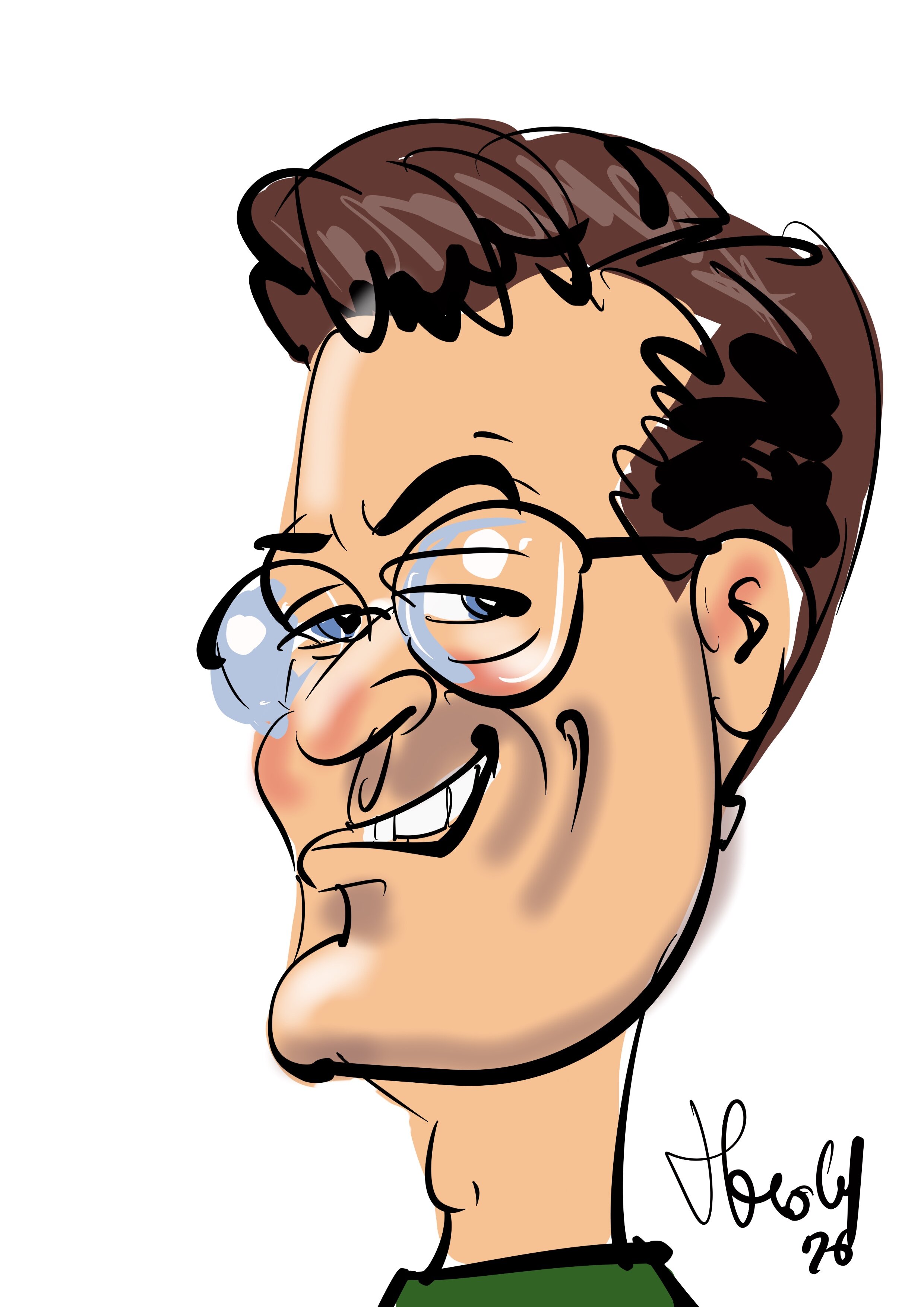 Azakkerij, 35 jaar Harolds Karikaturen