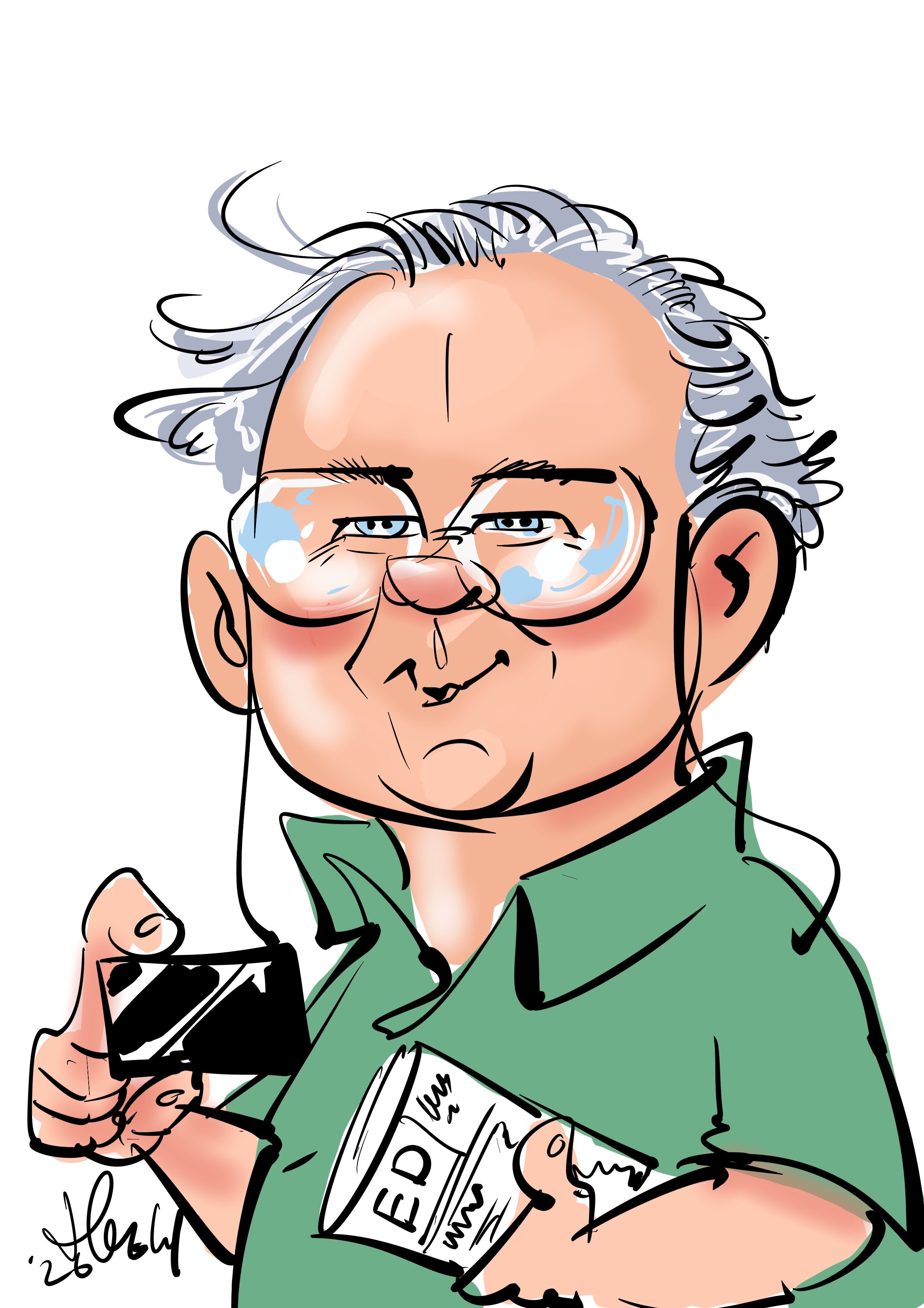 Azakkerij, 35 jaar Harolds Karikaturen