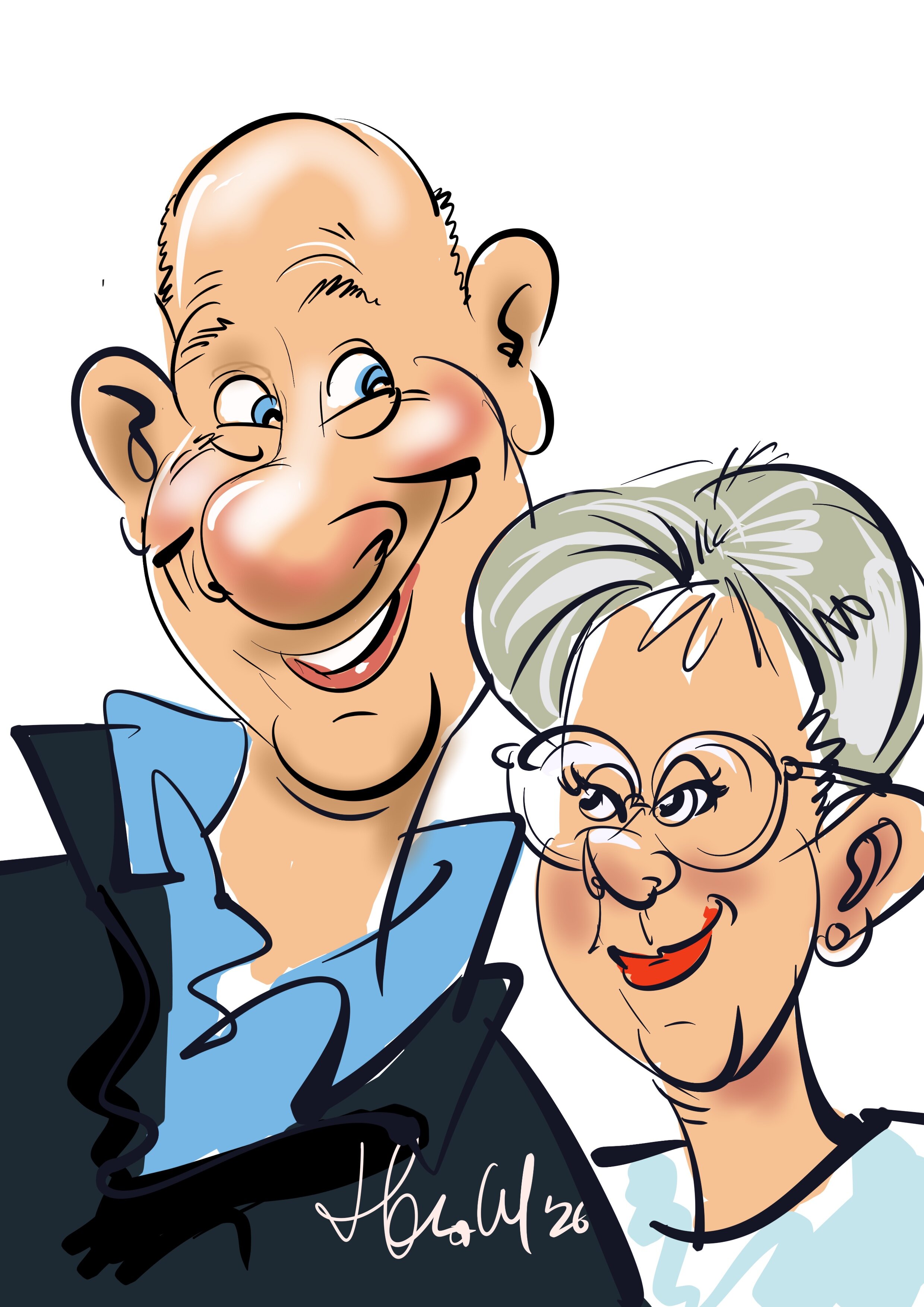 Azakkerij, 35 jaar Harolds Karikaturen