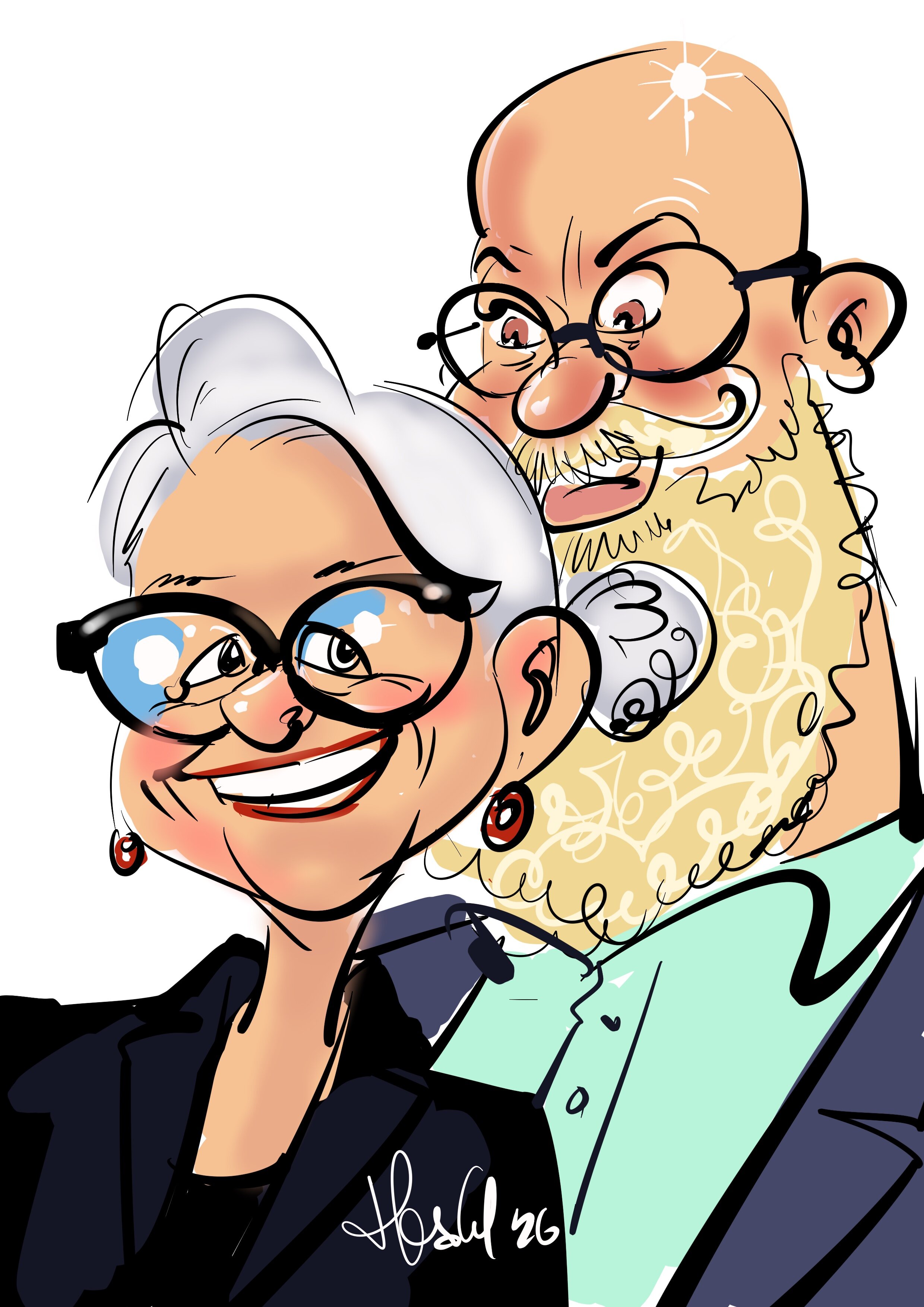 Azakkerij, 35 jaar Harolds Karikaturen